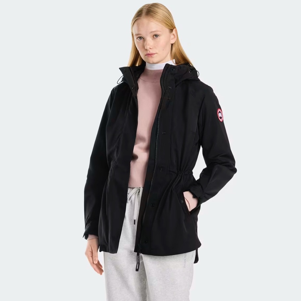 Women's light blue Minden Canada Goose Rain Jacket